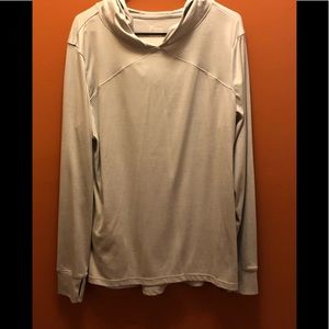 Long sleeve tee with hood